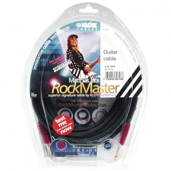 Klotz Instrument Cable, 6m, straight Jabs RockMASTER, MJPP06 купить