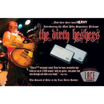 Lace Pickups Matt Pike's Humbucker Set Dirty Heshers / Chrome купить