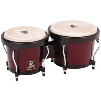 Latin Percussion Aspire Bongos LPA601-DW, 6 3/4" + 8", Dark Wood #DW купить