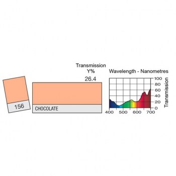 Lee 156 Colour Foil 25 x 122cm chocolate купить