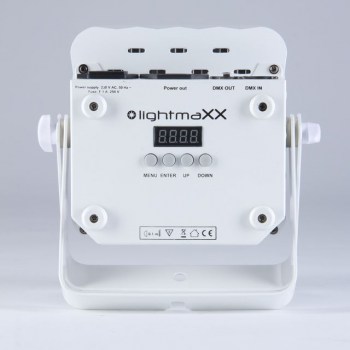 lightmaXX FLAT PAR QUAD SNOW 5x5W RGBW, white, IR-Remote купить