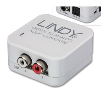 Lindy Digital - Analog-Wandler opt./coax. SPDIF - > RCA купить