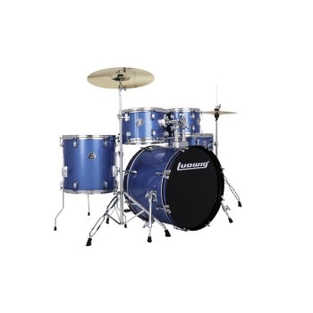 Ludwig Accent Fuse 5PC Drum Set Blue Sparkle купить