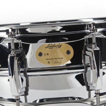 Ludwig Supra Phonic Snare LB400B, 14"x5", Chrome over Brass купить