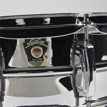 Ludwig Supra Phonic Snare LB400B, 14"x5", Chrome over Brass купить