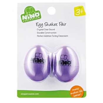 Meinl Egg Shaker Set NINO540AU-2, Aubergine, 2 pcs купить