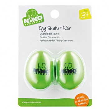 Meinl Egg Shaker Set NINO540GG-2, Grass Green, 2 pcs купить