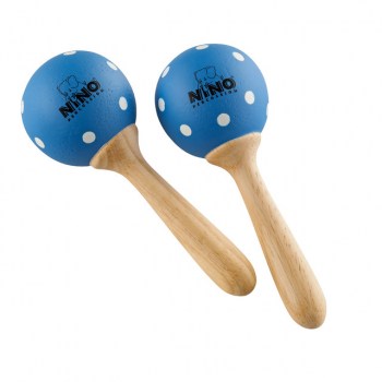 Meinl Wood Maracas NINO7PD-B, Small, Blue купить