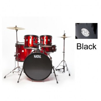 Natal EVO Drumset Rock, incl. HW, Black купить