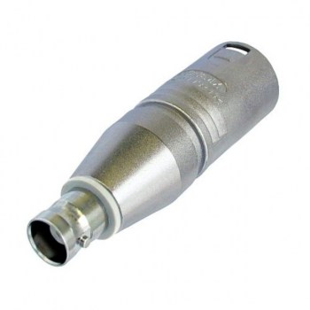 Neutrik NA2MBNC Adapter 3 pole XLR male – BNC socket купить