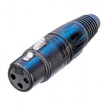 Neutrik NC3FX-B Cable Connector female, 3-pole, black купить