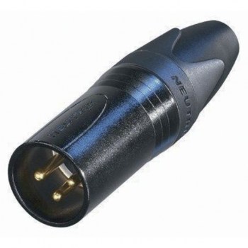 Neutrik NC3MXX-B Cable Connector male, 3-pole, black купить