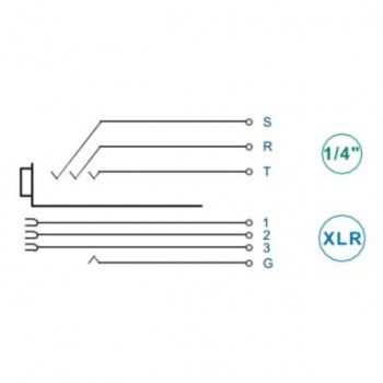 Neutrik NCJ6FA-V-0 Combo-Chassisbuchse 3-pol XLR, 6,35mm Klinke купить