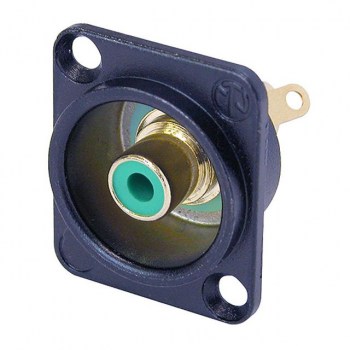 Neutrik NF2D-B-5 RCA Mounting Socket green купить