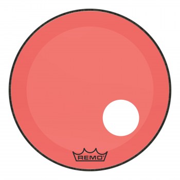 Remo P3-1322-ct-rdoh Powerstroke® P3 Colortone™ Red Bass Drumhead, 22`, 5` Offset Hole купить