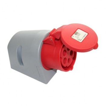 PCE Wall socket CEE 32A 5pin Turbo Twist, red купить