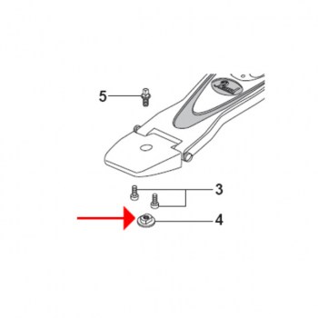 Pearl Heel Position Adjust Schraube DC-398, for P-1000 купить