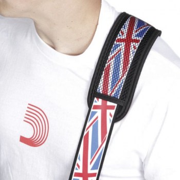 Planet Waves Guitar Strap 50A11-PD Union Jack with Shoulder Pad купить