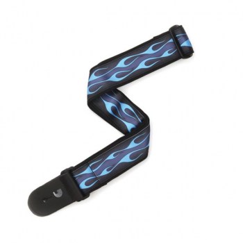 Planet Waves Guitar Strap 50F10 Flame Blue Tubular Straps купить