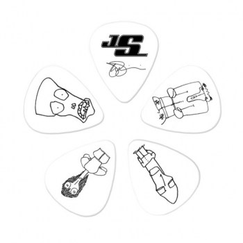 Planet Waves Joe Satriani Picks 0,71 mm White Pack of 10 купить