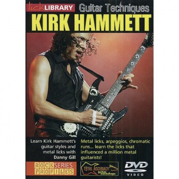 Roadrock International Lick Library: Guitar Techniques - Kirk Hammett DVD купить