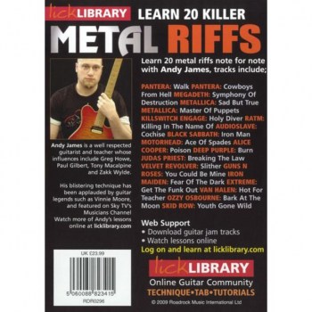 Roadrock International Lick Library: Learn 20 Killer Metal Licks - Volume 2 DVD купить