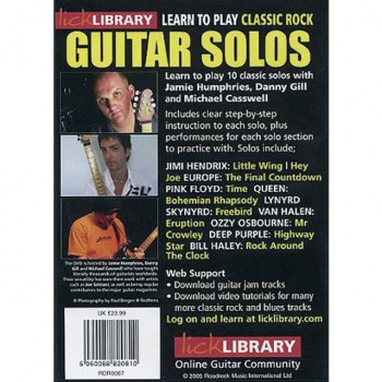 Roadrock International Classic rock guit solos 3 Learn to play (Guitar), DVD купить