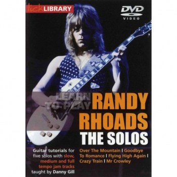 Roadrock International Lick Library: Learn To Play Randy Rhoads - The Solos DVD купить