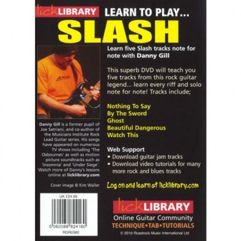 Roadrock International Lick Library: Learn to Play Slash DVD купить