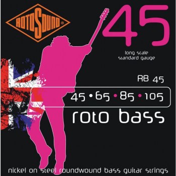 Rotosound RB45 RotoBass Nickel Bass Guit ar Strings 45-105 купить