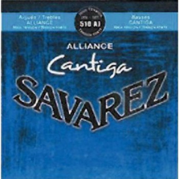 Savarez Cantiga 510 AJ high tension Nylon, Bosse versilbert купить