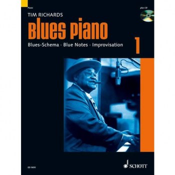 Schott-Verlag Blues Piano Band 1 Tim Richards, Buch/CD купить