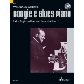 Schott-Verlag Boogie & Blues Piano Wolfgang Wierzyk, Lehrbuch/CD купить