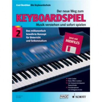 Schott-Verlag Der neue Weg zum Keyboardspiel inkl. Midifile-Diskette,Band 2 купить