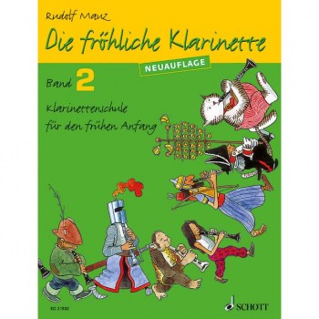 Schott-Verlag Die frohliche Klarinette 2 NEU Mauz, Schule купить