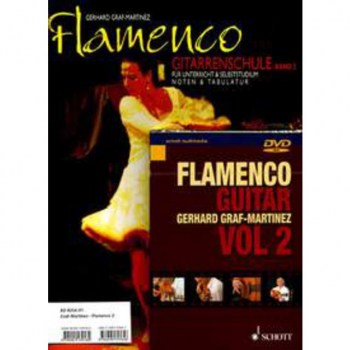 Schott-Verlag Flamenco Gitarrenschule 2 Buch, CD, DVD - Graf-Martinez купить