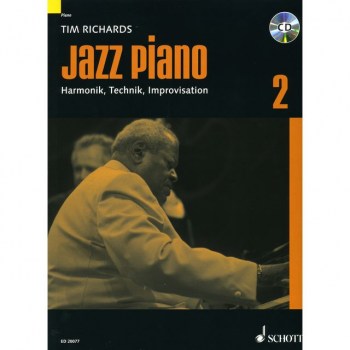 Schott-Verlag Jazz Piano 2 Tim Richards, Lehrbuch mit CD купить