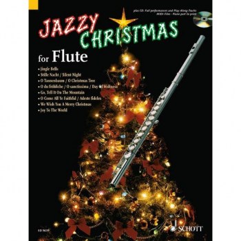 Schott-Verlag Jazzy Christmas Ausgabe mit CD; Querflote купить