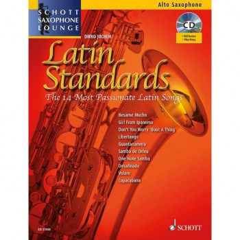 Schott-Verlag Latin Standards - Alt-Sax Juchem, Buch/CD купить