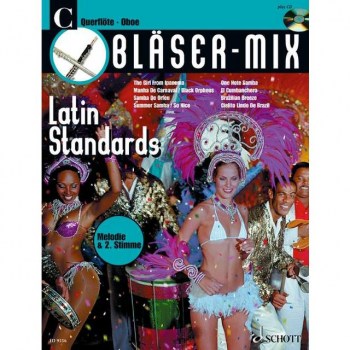 Schott-Verlag Latin-Standards, Bloser-Mix Play-along C-Instrumente купить