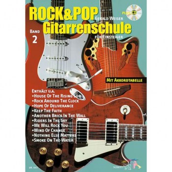 Schott-Verlag Rock & Pop Gitarrenschule 2 Weiser, Buch und CD купить