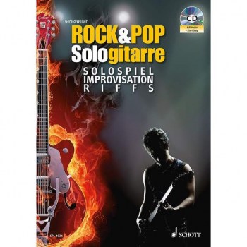 Schott-Verlag Rock & Pop Sologitarre Gerald Weiser, Buch/CD купить