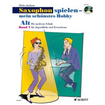 Schott-Verlag Saxophon spielen - mein schonstes Hobby 1 - Lehrbuch mit CD for Alt-Saxophon купить