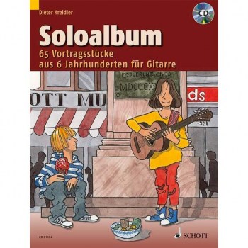 Schott-Verlag Soloalbum D.Kreidler,Gitarre,Buch/CD купить