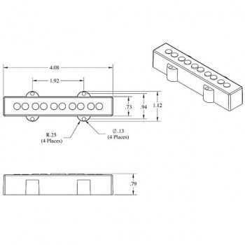 Seymour Duncan Quarter Pound J-Bass SJ5-3B Bridge 5-String купить