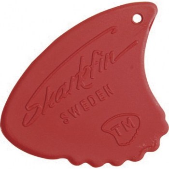 Sharkfin Plektrum donn (rot) mit Relief, 12er-Set купить