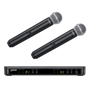 Shure BLX288E/SM58 T11, 863-865MHz Wireless Dual Handheld System купить