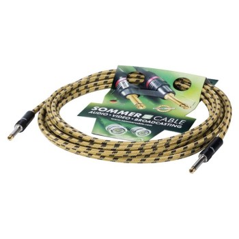 Sommer Cable CQ19-0300-GE SC-Classique Instrument Cable 3m (Yellow Tweed) купить