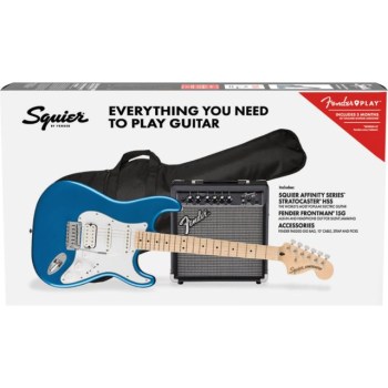 Squier Affinity Series Stratocaster HSS Pack MN Lake Placid Blue купить