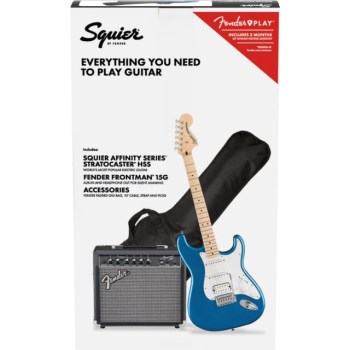 Squier Affinity Series Stratocaster HSS Pack MN Lake Placid Blue купить